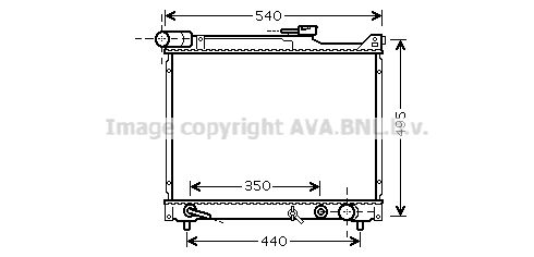 AVA QUALITY COOLING Радиатор, охлаждение двигателя SZ2077